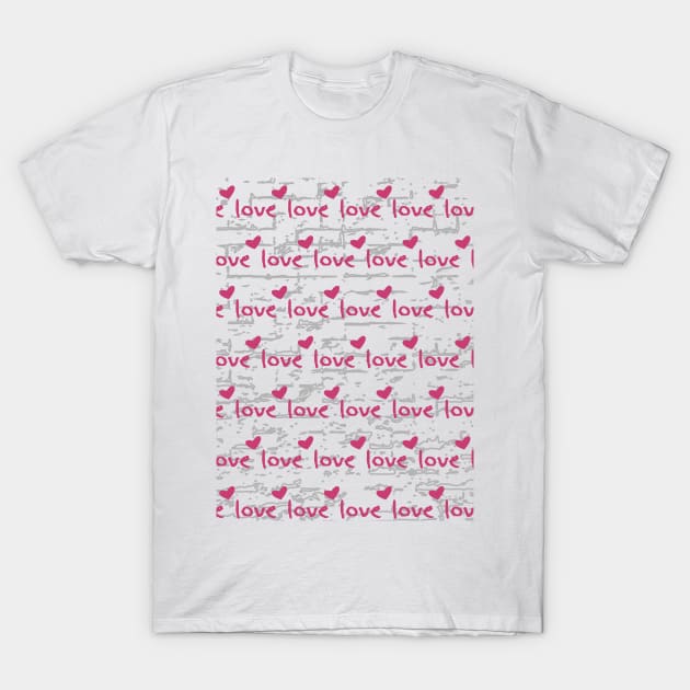 Love, love, love T-Shirt by Cherubic